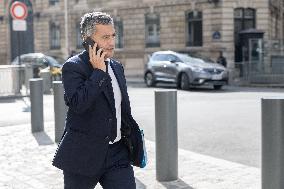 Ministers leaves the Elysee Palace for the Council of Ministers - Paris AJ