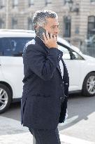 Ministers leaves the Elysee Palace for the Council of Ministers - Paris AJ