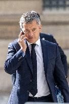 Ministers leaves the Elysee Palace for the Council of Ministers - Paris AJ