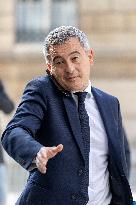 Ministers leaves the Elysee Palace for the Council of Ministers - Paris AJ