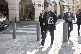 Ministers leaves the Elysee Palace for the Council of Ministers - Paris AJ