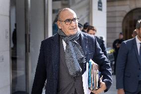 Ministers leaves the Elysee Palace for the Council of Ministers - Paris AJ