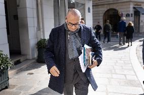 Ministers leaves the Elysee Palace for the Council of Ministers - Paris AJ