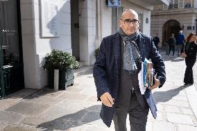 Ministers leaves the Elysee Palace for the Council of Ministers - Paris AJ