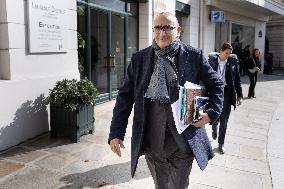 Ministers leaves the Elysee Palace for the Council of Ministers - Paris AJ