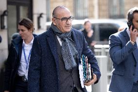 Ministers leaves the Elysee Palace for the Council of Ministers - Paris AJ