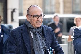 Ministers leaves the Elysee Palace for the Council of Ministers - Paris AJ