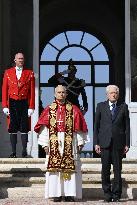 Pope Leo XIV Meets Italian President Sergio Mattarella - Rome