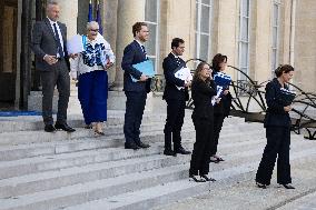 Weekly Meeting of The New Cabinet - Paris