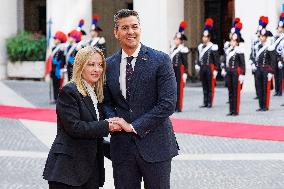 Giorgia Meloni Meets Paraguay President - Rome