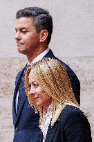 Giorgia Meloni Meets Paraguay President - Rome