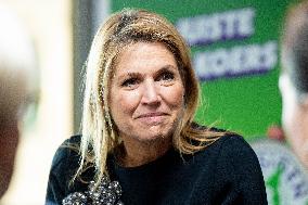 Queen Maxima Visits ADG Company In Houten - Netherlands