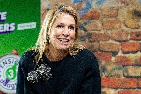 Queen Maxima Visits ADG Company In Houten - Netherlands