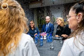 Queen Maxima Visits ADG Company In Houten - Netherlands