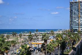 Charles Clore Beach in Tel Aviv - Israel