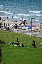 Charles Clore Beach in Tel Aviv - Israel