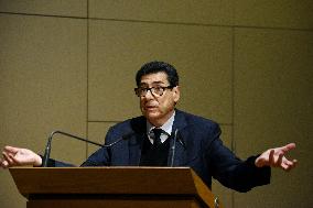2025 Nobel Prize-winning economist Philippe Aghion during Press Conference