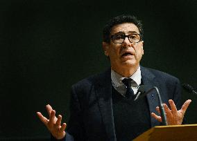 2025 Nobel Prize-winning economist Philippe Aghion during Press Conference