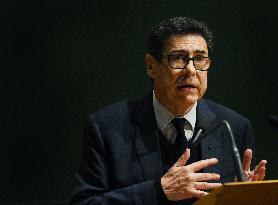 2025 Nobel Prize-winning economist Philippe Aghion during Press Conference