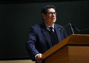 2025 Nobel Prize-winning economist Philippe Aghion during Press Conference