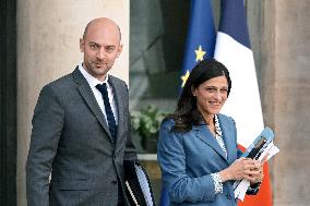 Council of Ministers at the Elysee Palace FA