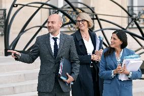 Council of Ministers at the Elysee Palace FA