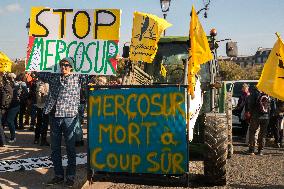 Farmers' Demonstration in Paris - France