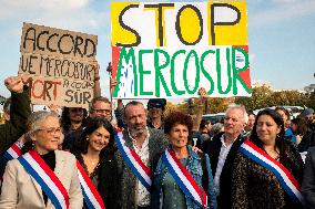 Farmers' Demonstration in Paris - France