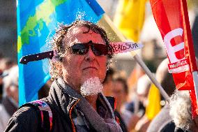 Farmers' Demonstration in Paris - France