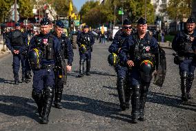 Farmers' Demonstration in Paris - France