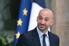 Council of Ministers at the Elysee Palace FA