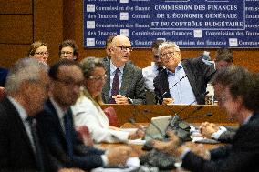 Hearing of Roland Lescure and Amelie de Montchalin - Paris