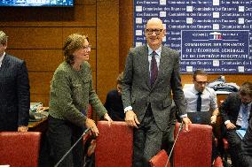 Hearing of Roland Lescure and Amelie de Montchalin - Paris