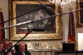 Trump Hosts a bilateral lunch with President Javier Gerardo Milei of Argentina