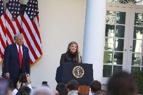 Trump Hosts a bilateral lunch with President Javier Gerardo Milei of Argentina