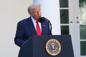 Trump Hosts a bilateral lunch with President Javier Gerardo Milei of Argentina