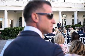 Trump Hosts Medal of Freedom Ceremony Honoring Charlie Kirj