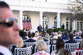 Trump Hosts Medal of Freedom Ceremony Honoring Charlie Kirj
