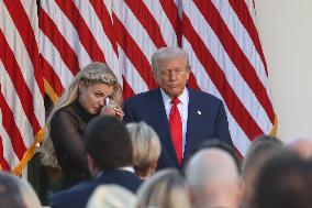 Trump Hosts Medal of Freedom Ceremony Honoring Charlie Kirj