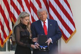 Trump Hosts Medal of Freedom Ceremony Honoring Charlie Kirj