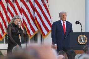 Trump Hosts Medal of Freedom Ceremony Honoring Charlie Kirj