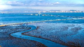 Jiaozhou Bay Bridge in Qingdao
