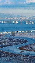 Jiaozhou Bay Bridge in Qingdao