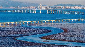 Jiaozhou Bay Bridge in Qingdao