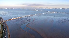 Jiaozhou Bay Bridge in Qingdao