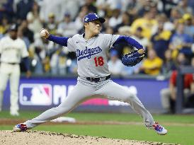 Baseball: Championship Series between Dodgers and Brewers