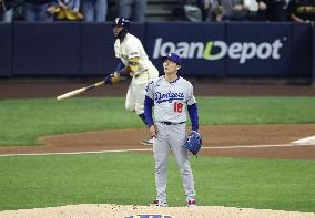 Baseball: NL Championship Series between Dodgers and Brewers