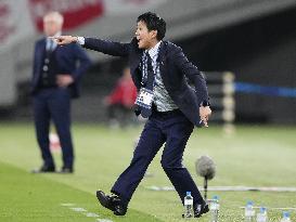 Football: Friendly between Japan and Brazil
