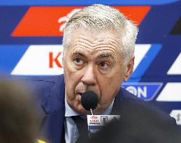 Football: Friendly between Japan and Brazil