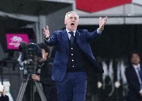 Football: Friendly between Japan and Brazil